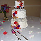 Another Northern Delights-created wedding cake for a northern Michigan customer.